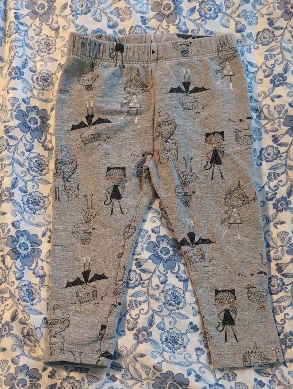 GAP Gray Girls' Halloween Character Leggings